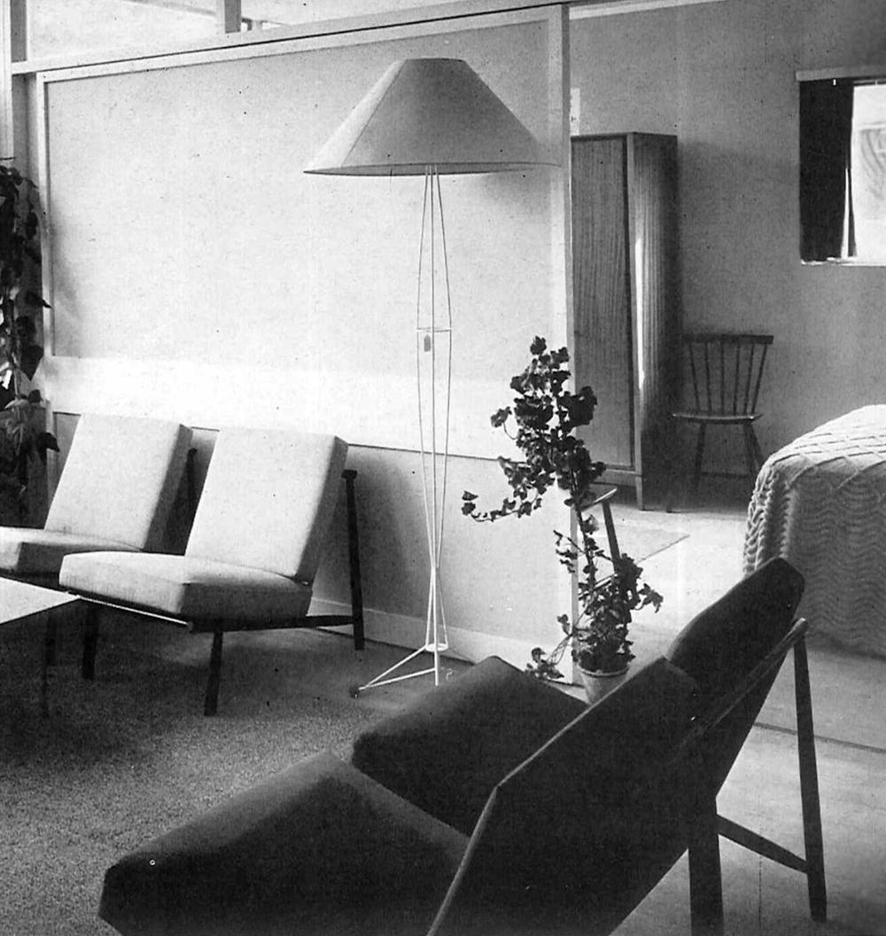 Great Arthur Apartment Living Room Interior (1975), AJ Buildings Library
